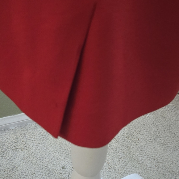 Liz Claiborne Women's Red Short Sleeved Midi Dress - Picture 3 of 8